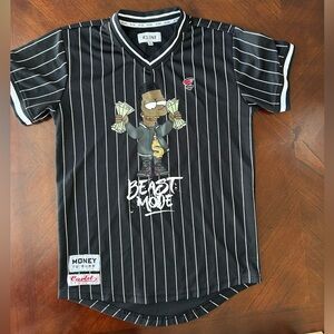 RSINE Black Striped Kids Shirt size L 14/15